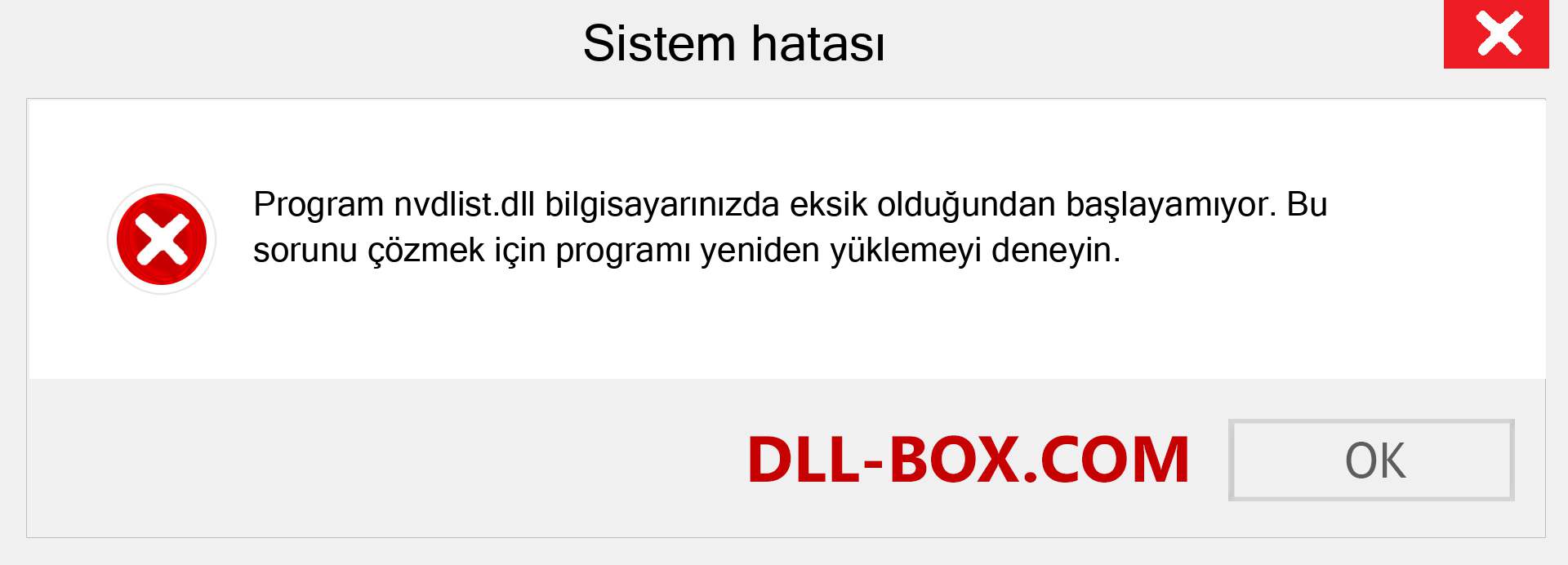 nvdlist.dll dosyası eksik mi? Windows 7, 8, 10 için İndirin - Windows'ta nvdlist dll Eksik Hatasını Düzeltin, fotoğraflar, resimler